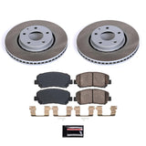 Power Stop 16-23 Mazda CX-5 Front Semi-Coated Rotor Kit