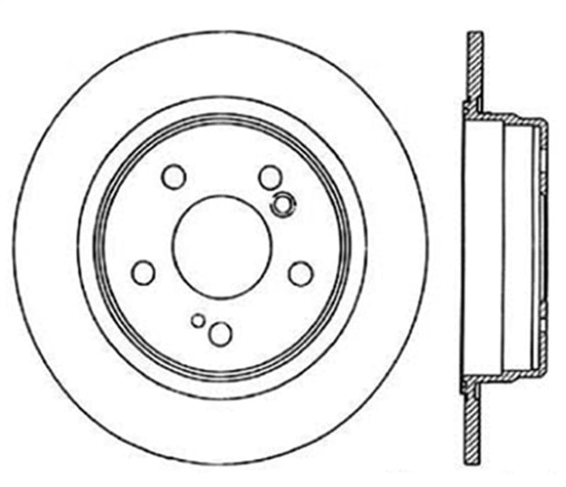 StopTech Drilled Sport Brake Rotor Stoptech