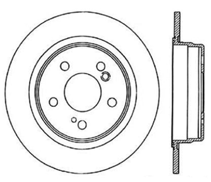 StopTech Drilled Sport Brake Rotor Stoptech