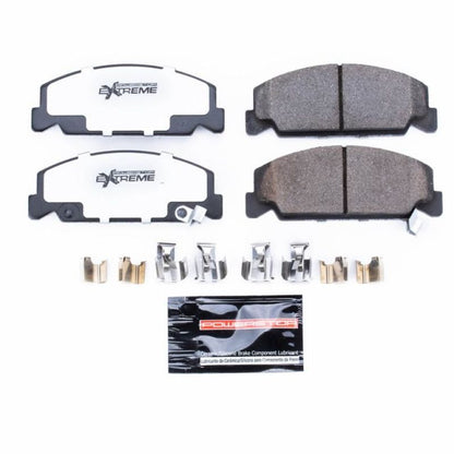 Power Stop 90-00 Honda Civic Front Z26 Extreme Street Brake Pads w/Hardware PowerStop