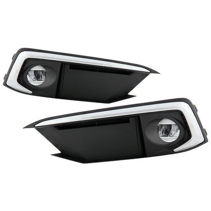 Spyder Honda Civic 2019+ OEM LED Fog Lights w/ OEM switch - Clear FL-HC2019-LED-C SPYDER