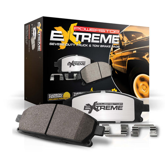 Power Stop 99-01 Ford F-53 Motorhome Chassis Front and Rear Z36 Coated Brake Kit