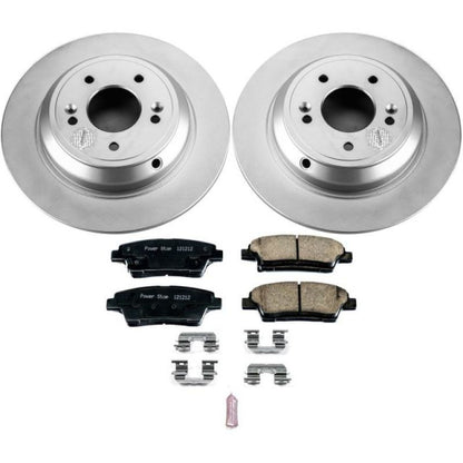 Power Stop 17-18 Genesis G80 Rear Z17 Evolution Geomet Coated Brake Kit PowerStop