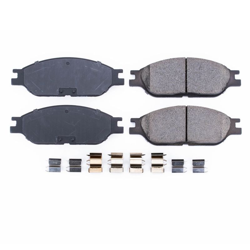 Power Stop 99-03 Ford Windstar Front Z17 Evolution Ceramic Brake Pads w/Hardware PowerStop