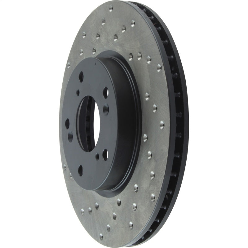 StopTech 06-18 Honda Civic Cryo Drilled Sport Right Front Rotor Stoptech