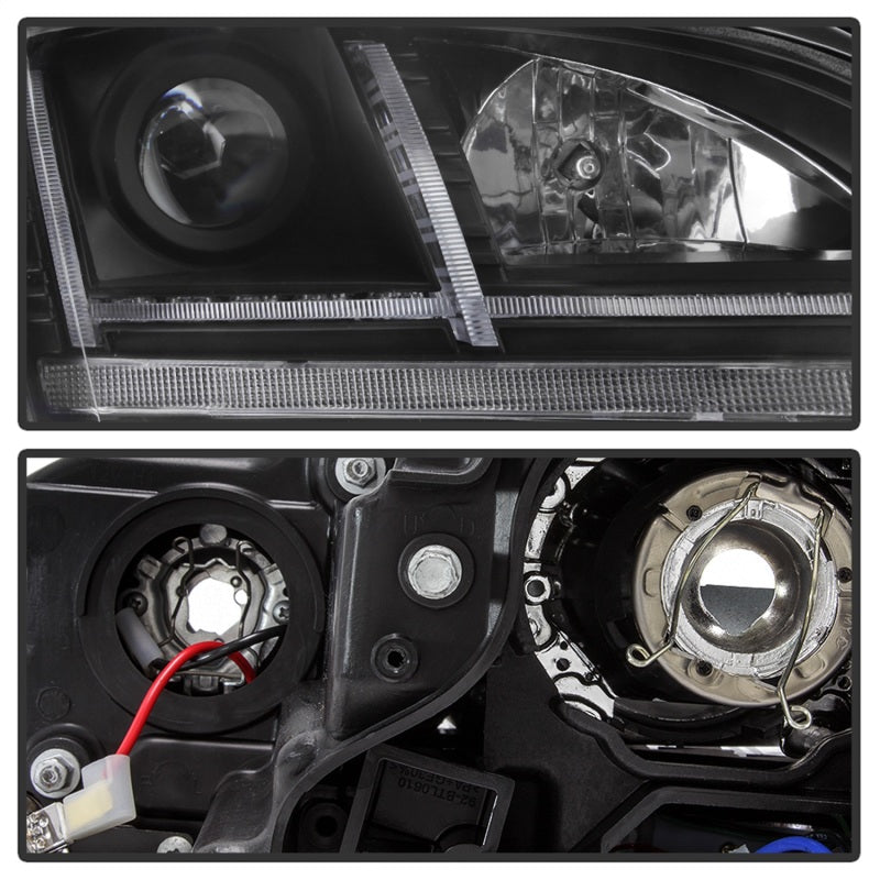 Spyder 08-15 Audi TT Halogen Projector Headlights w/Seq Turn Signal - Black (PRO-YD-ATT08-BK) SPYDER
