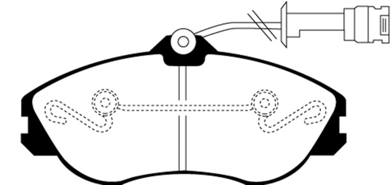 EBC GreenStuff Brake Pads - DP2711 EBC