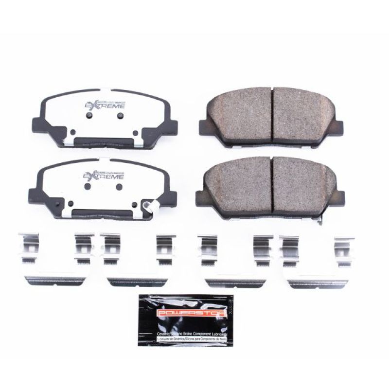 Power Stop 10-16 Hyundai Genesis Coupe Front Z26 Extreme Street Brake Pads w/Hardware PowerStop
