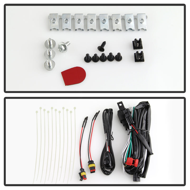 Spyder 16-18 GMC Sierra 1500 OEM Style Full LED Fog Light w/Switch - Clear (FL-GS2016-LED-C) SPYDER