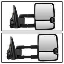 Load image into Gallery viewer, xTune Chevy Silverado 14-16 Heated Amber LED Signal Telescoping Mirrors MIR-CSIL14S-G2-PWH-AM-SET