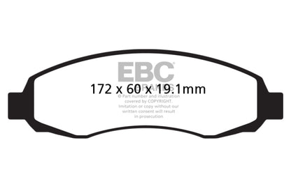 EBC YellowStuff Front Brake Pads - DP41647R EBC