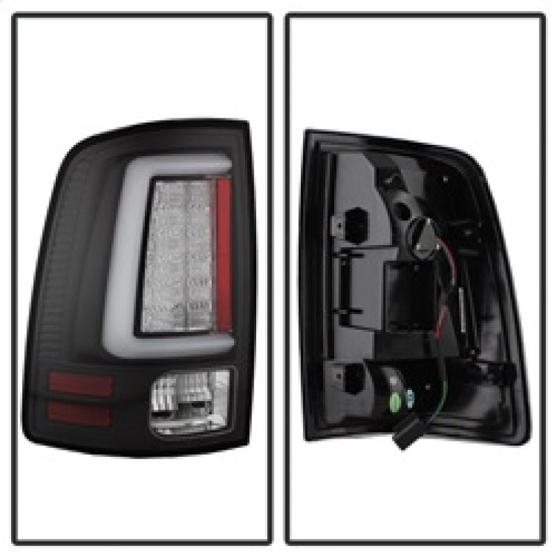 Spyder Dodge Ram 2013-2014 Light Bar LED Tail Lights - Black ALT-YD-DRAM13V2-LED-BK SPYDER