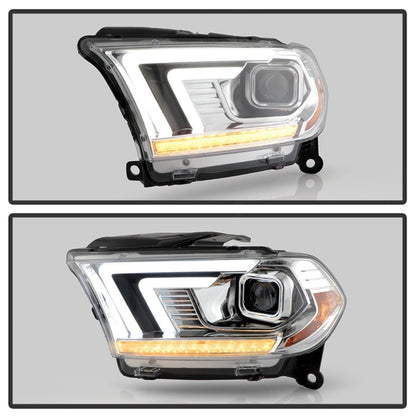 Spyder Dodge Durango 11-13 Halogen Model Only Projector Headlights - Chrome PRO-YD-DDU11SI-C SPYDER