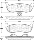 StopTech Premium Ceramic Brake Pads - 308.07110