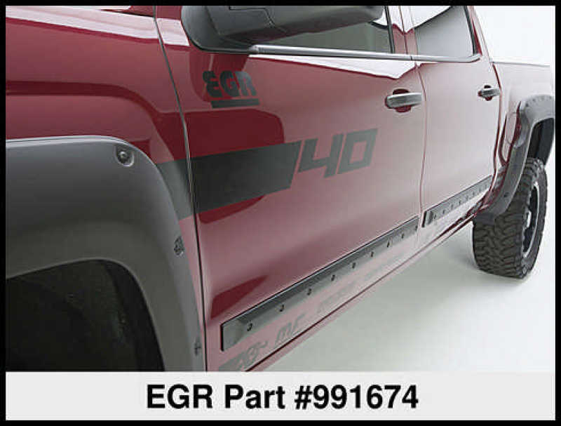 EGR Crew Cab Front 41.5in Rear 38in Bolt-On Look Body Side Moldings (991674)