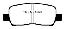 Load image into Gallery viewer, EBC YellowStuff Rear Brake Pads - DP41684R