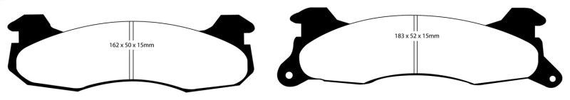 EBC RedStuff Rear Brake Pads - DP31161C EBC