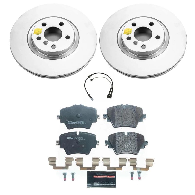 Power Stop 16-20 BMW X1 Front Euro-Stop Brake Kit PowerStop