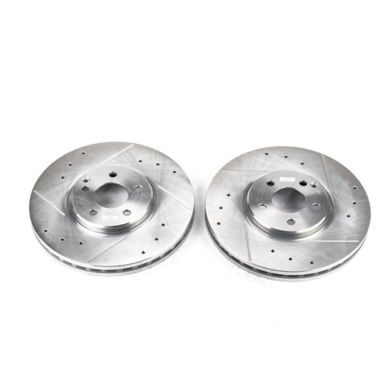 Power Stop 07-09 Mercedes-Benz E350 Front Evolution Drilled & Slotted Rotors - Pair PowerStop