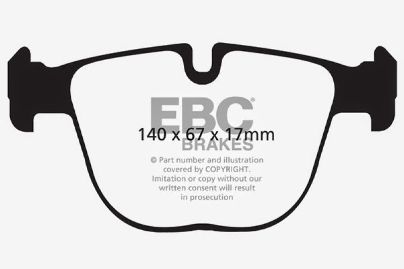 EBC BlueStuff Rear Brake Pads - DP52008NDX EBC