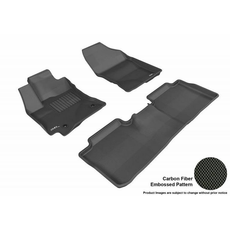 3D MAXpider L1TY13701509 2014-2019 Toyota Corolla Kagu 1st & 2nd Row Floormats - Black