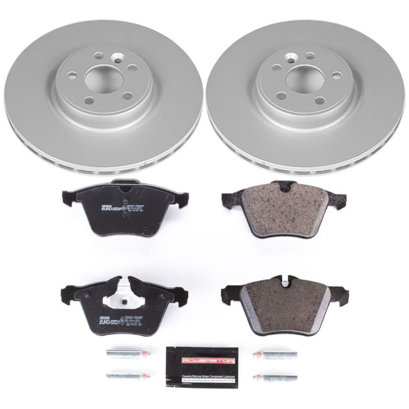 Power Stop 13-14 Volvo S60 Front Euro-Stop Brake Kit PowerStop