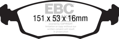 EBC RedStuff Front Brake Pads - DP31879C EBC