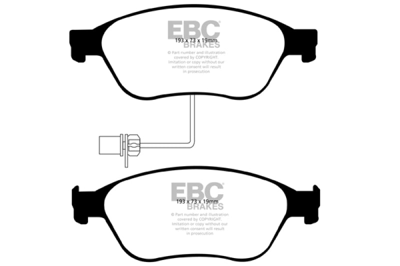 EBC YellowStuff Front Brake Pads - DP41535R