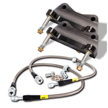 StopTech BBK 5/93-98 Supra / 92-00 Lexus SC300/SC400 Front Black ST-40 Calipers 355x32 Slotted Rotor Stoptech