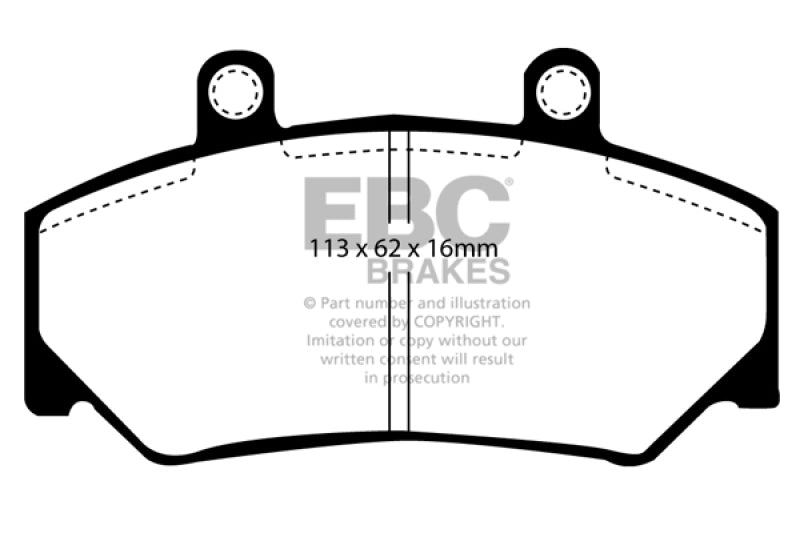 EBC GreenStuff Front Brake Pads - DP2800 EBC