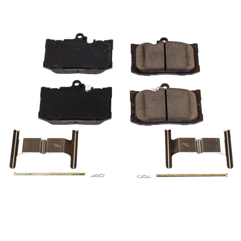 Power Stop 16-17 Lexus GS200t Front Z17 Evolution Ceramic Brake Pads w/Hardware PowerStop