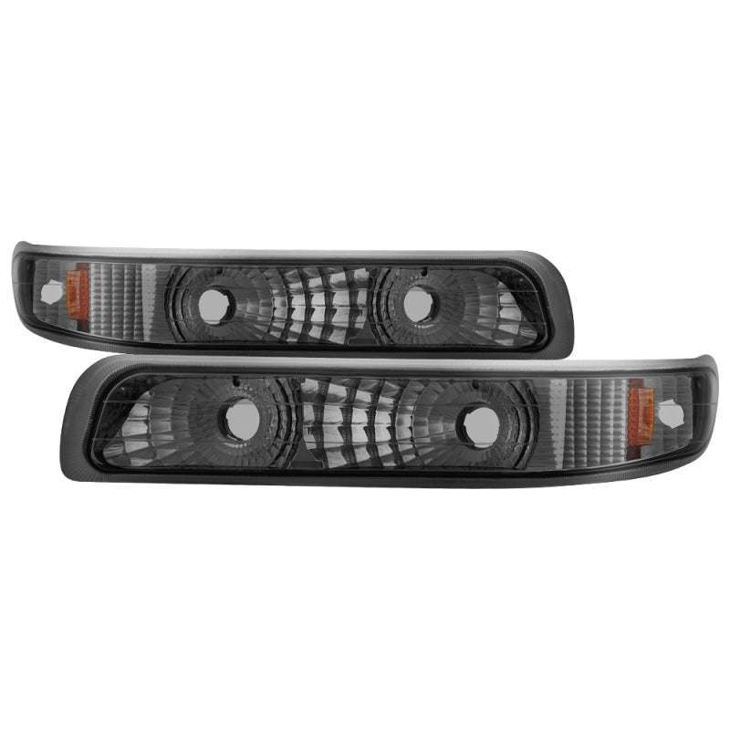 Xtune Chevy Silverado 99-02 Amber Reflector Bumper Lights Smoke CBL-JH-CS99-AM-SM SPYDER