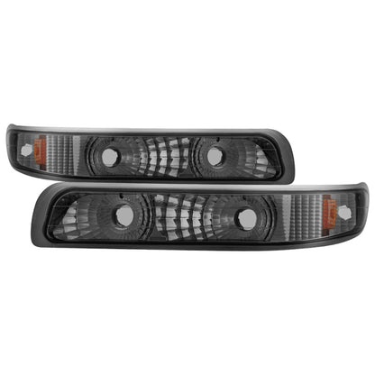 Xtune Chevy Silverado 99-02 Amber Reflector Bumper Lights Smoke CBL-JH-CS99-AM-SM SPYDER