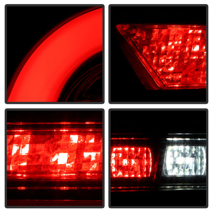 Spyder 03-08 Audi A3 Full LED Tail Lights - Black (ALT-YD-AA303-LED-BK) SPYDER