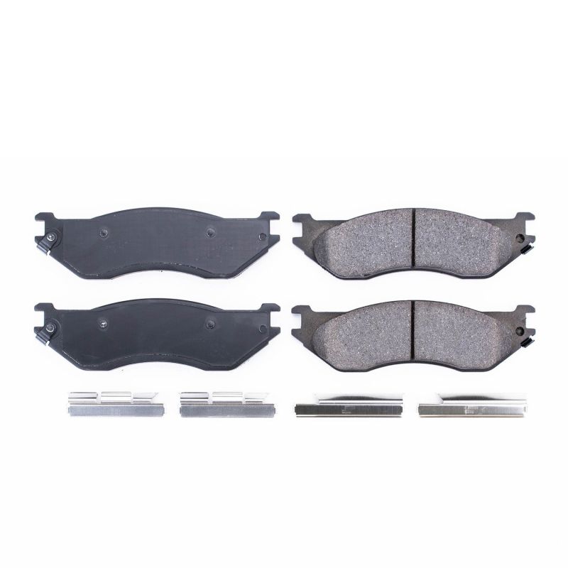 Power Stop 04-06 Dodge Durango Front Z17 Evolution Ceramic Brake Pads w/Hardware PowerStop