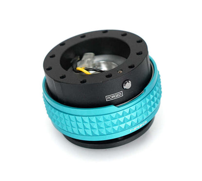 NRG Quick Release Kit - Pyramid Edition - Black Body / Minty Fresh Pyramid Ring - SRK-210BK-MF