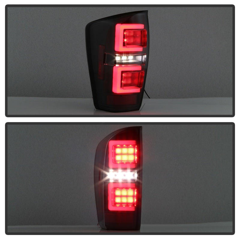 Spyder 16-17 Toyota Tacoma LED Tail Lights - Black (ALT-YD-TT16-LED-BK) SPYDER