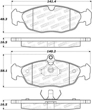 Load image into Gallery viewer, StopTech Premium Ceramic Brake Pads - 308.06880