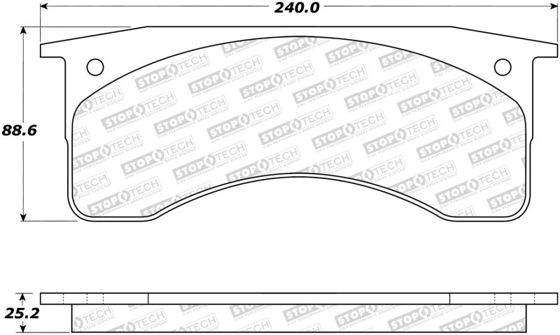 StopTech Premium Ceramic Brake Pads - 308.07690