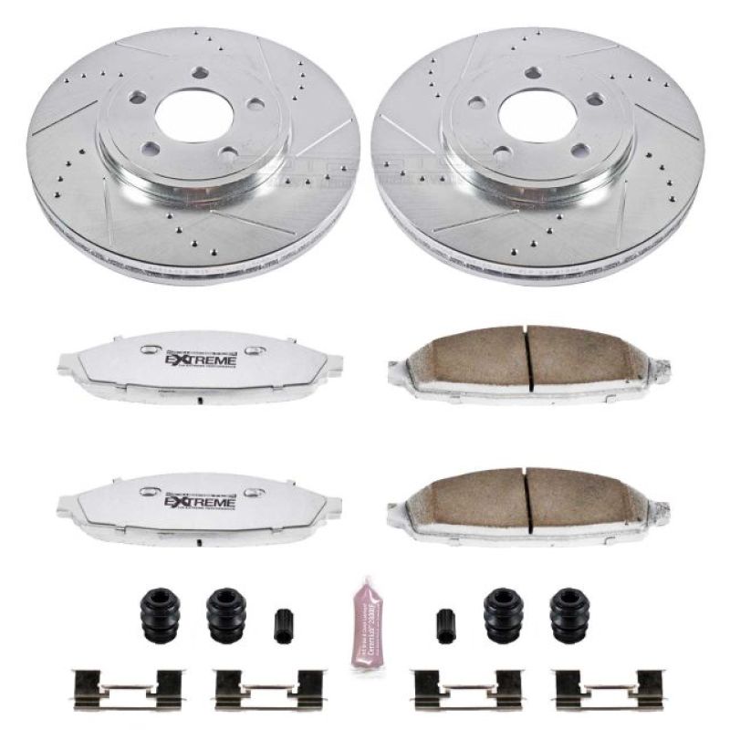 Power Stop 03-11 Ford Crown Victoria Front Z26 Street Warrior Brake Kit PowerStop