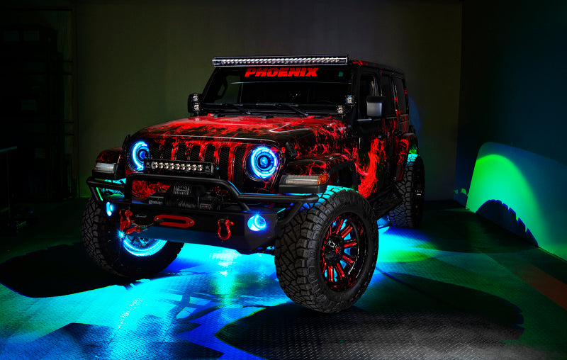 Oracle Jeep Wrangler JK/JL/JT High Performance W LED Fog Lights - ColorSHIFT w/o Controller ORACLE Lighting