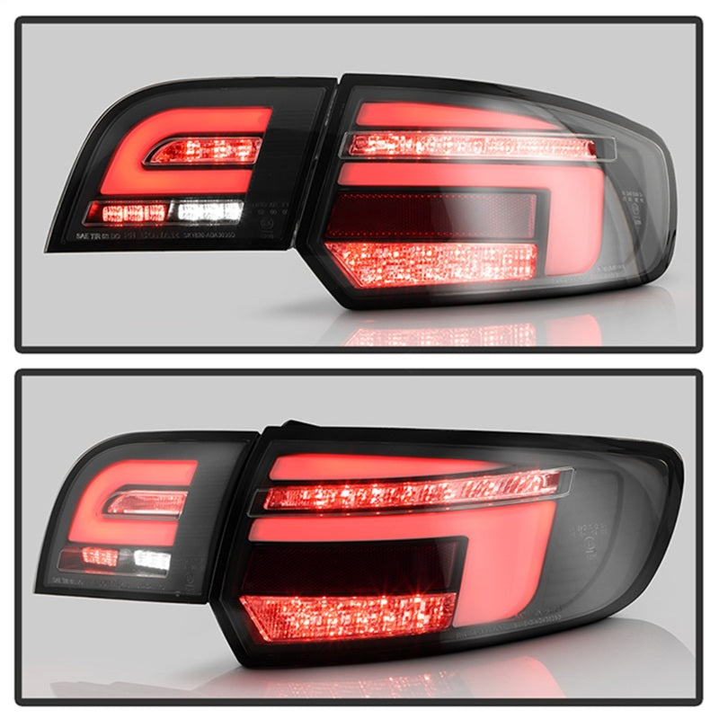 Spyder 03-08 Audi A3 Full LED Tail Lights - Black (ALT-YD-AA303-LED-BK) SPYDER