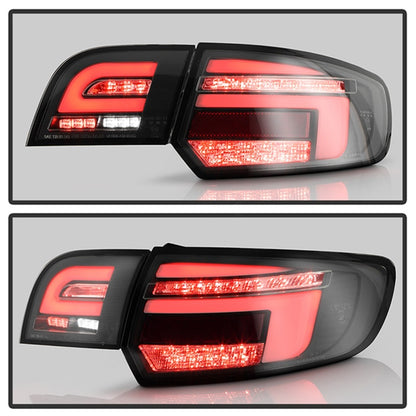 Spyder 03-08 Audi A3 Full LED Tail Lights - Black (ALT-YD-AA303-LED-BK) SPYDER