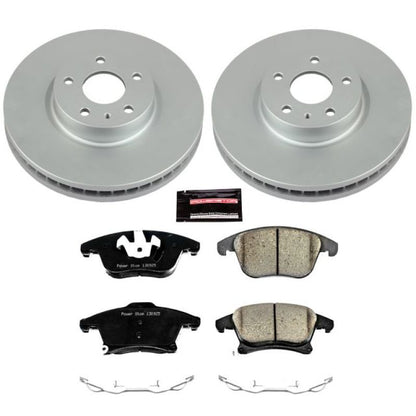 Power Stop 13-19 Ford Fusion Front Z17 Evolution Geomet Coated Brake Kit PowerStop