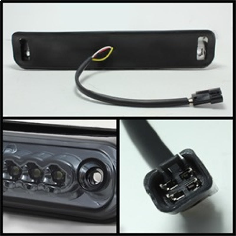 Xtune Chevy GMC C10 / Ck Series Sierra Silverado 88-98 LED 3rd Brake Light Smoke BKL-CCK88-LED-SM SPYDER