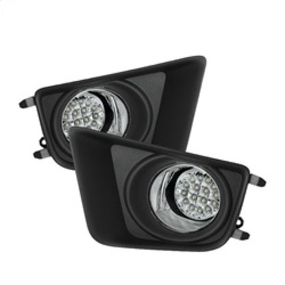 Spyder Toyota Tacoma 2012-2015 LED Fog Lights w/Switch Clear FL-LED-TTA2012-C SPYDER