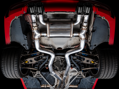 AWE Tuning BMW F8X M3/M4 Track Edition Catback Exhaust - Diamond Black Tips AWE Tuning