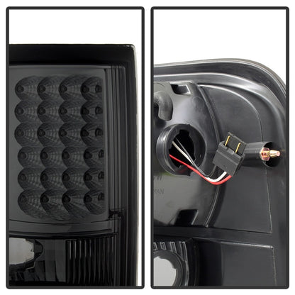 Xtune Ford F150 Styleside 04-08 (Not Fit Heritage & SVT) LED Tail Lights Smoke ALT-ON-FF15004-LED-SM SPYDER
