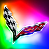 Oracle Corvette C7 Rear Illuminated Emblem - ColorSHIFT SEE WARRANTY