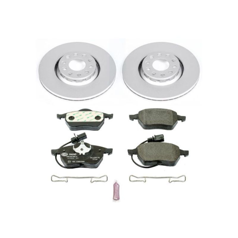 Power Stop 02-05 Audi A4 Front Euro-Stop Brake Kit PowerStop